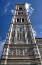 Tower of Santa Maria del Fiore Cathedral, Florence Royalty Free Stock Photo