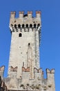 Tower at Scaliger Castle, Sirmione, Italy Royalty Free Stock Photo