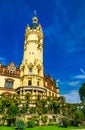 Tower of Schwerin Castle in North Germany