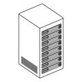 tower server isometric icon Royalty Free Stock Photo