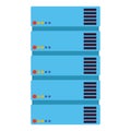 Tower server isometric icon Royalty Free Stock Photo