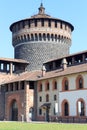 Tower of Sforza Castle in Milan