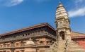 Tower of the Siddhi Laxmi Temple at the Durbar Square of Bhaktapur