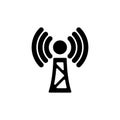 Tower signal icon flat vector template design trendy Royalty Free Stock Photo