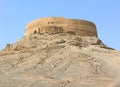 A tower of silence, in Yazd, Iran Royalty Free Stock Photo