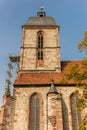 Tower of the St. Albani Church in Gottingen Royalty Free Stock Photo