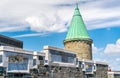 Tower of St. John Gate in Quebec City, Canada Royalty Free Stock Photo