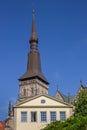 Tower of the St. Marien church in Osnabruck Royalty Free Stock Photo