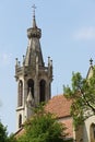 Tower of St. Michael church, Sopron Royalty Free Stock Photo
