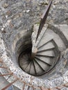 Tower stair, caste of Turenne, France