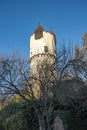 Tower of the Steinheim Castle in Hanau, Hesse Royalty Free Stock Photo