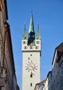 Tower in Straubing, Bavaria Royalty Free Stock Photo