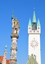 Tower in Straubing, Bavaria Royalty Free Stock Photo