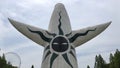 Tower of the sun Taiyou no Tou is a landmark in Expo`70 commemorative park at Osaka, Japan