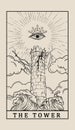 The Tower tarot by art