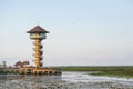 Tower at Thale Noi in Phatthalung, Thailand.