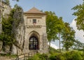 Ruins of Ojcow castle near Krakow, Poland Royalty Free Stock Photo