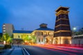 Tower of Tokino kane in Koshu Yume Kouji in Kofu Royalty Free Stock Photo