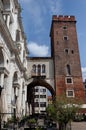 The Tower of Torment, Torre del Girone, at Piazza delle Erbe, Vicenza, Veneto, Italy