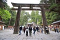 tower of Toshogu shrine , dedicated to Tokugawa Leyasu. UNESCO World Heritage Site Royalty Free Stock Photo