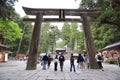 tower of Toshogu shrine , dedicated to Tokugawa Leyasu. UNESCO World Heritage Site Royalty Free Stock Photo