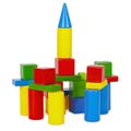 Tower of toy bricks Royalty Free Stock Photo