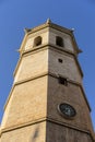 Tower, Traditional architecture of the center of the Spanish cit Royalty Free Stock Photo