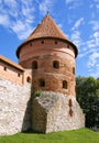 Tower of the Trakai Castle near Vilnius Royalty Free Stock Photo