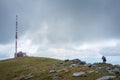 Tower transmitter on top of Kralova Hola mountain in Slovakia.