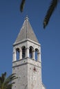 Tower, in Trogir, port and historical city on the Adriatic sea coast, Split-Dalmatia region, Croatia Royalty Free Stock Photo