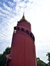 The tower under the sky