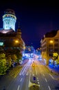 tower of the Urania observatory. Urania is a public observatory in the Lindenhof quarter of Zurich, Switzerland...IMAGE