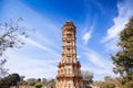 Tower of Victory Vijay Stambha in Chittor fort. Chittorgarh