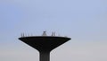 A close-up view of Tower in the evening Royalty Free Stock Photo