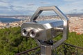 Tower Viewer Binoculars Panorama Royalty Free Stock Photo