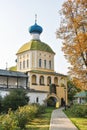 Tower Vvedensky Gates of the Tikhvin Monastery