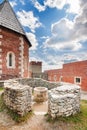 Tower and walls with arch on Medvedgrad castle
