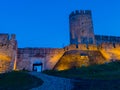 Tower and walls of Kalemegdan Fortress in Belgrade, Serbia Royalty Free Stock Photo