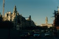 tower with watch on City Hall building Porto on Liberdade Square, Porto, Portugal - sep 2022 Royalty Free Stock Photo