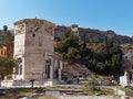 Tower of the Winds, Plaka, Athens, Greece Royalty Free Stock Photo