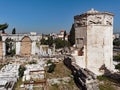 Tower of the Winds, Plaka, Athens, Greece Royalty Free Stock Photo