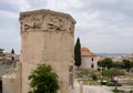 Tower of Winds in the Roman Forum in Athens Greece Royalty Free Stock Photo