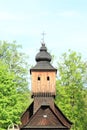 Tower of wooden church of Anna from Vetrkovice