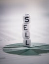 Tower word sell on diagram stock report