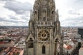 Tower of Zagreb Cathedral Royalty Free Stock Photo