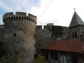 Tower of Zindan gate and Church of the Birth of the Holy Virgin