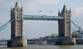 Towerbridge & red bus Royalty Free Stock Photo