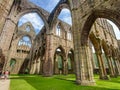 Towering Ancient Abbey Stone Ruins