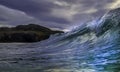 Towering Breaking wave in Color Royalty Free Stock Photo