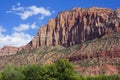 Towering Cliffs of Zion National Park Royalty Free Stock Photo